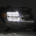 05-11 Toyota Tacoma LUXX-Series LED Crystal Headlights Alpha-Black | AlphaRex