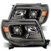 05-11 Toyota Tacoma LUXX-Series LED Projector Headlights Alpha-Black | AlphaRex