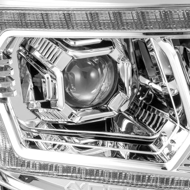 05-11 Toyota Tacoma LUXX-Series LED Projector Headlights Chrome | AlphaRex