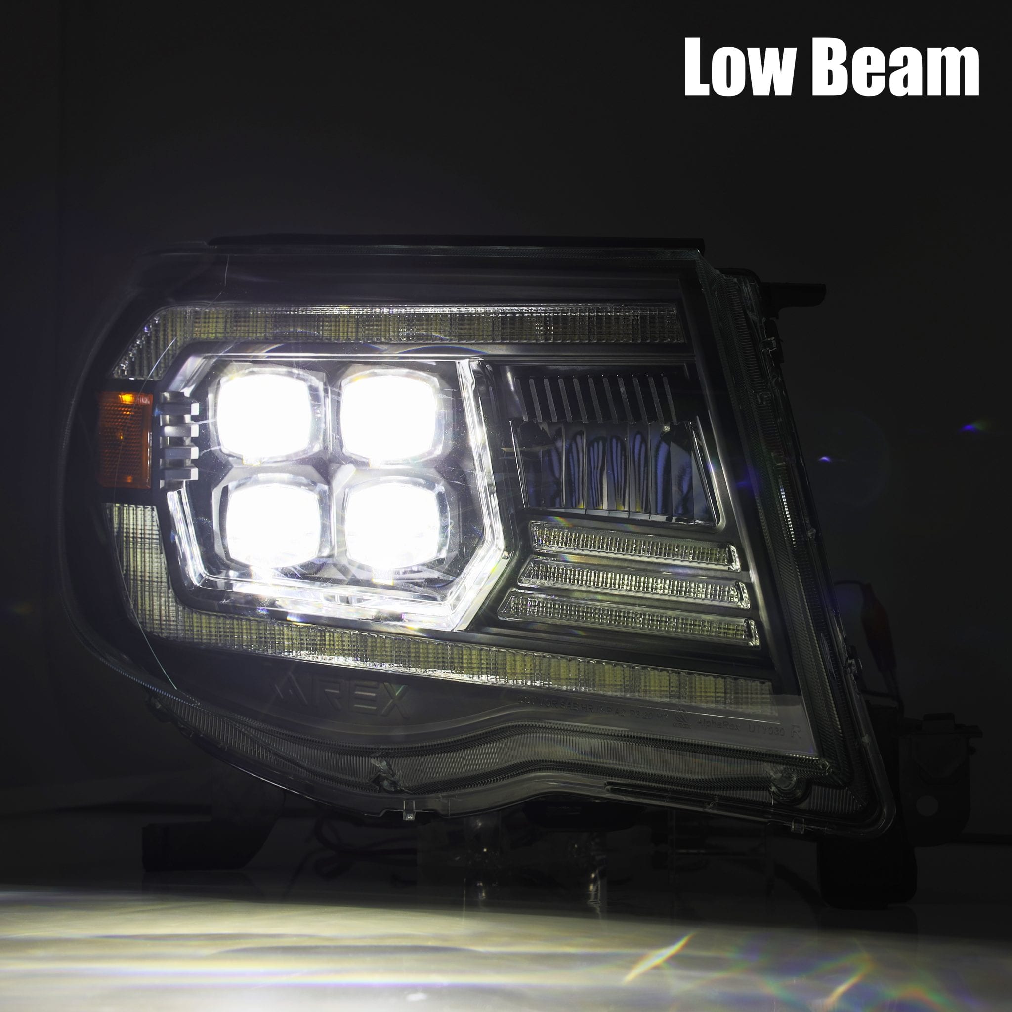 05-11 Toyota Tacoma NOVA-Series LED Projector Headlights Black | AlphaRex