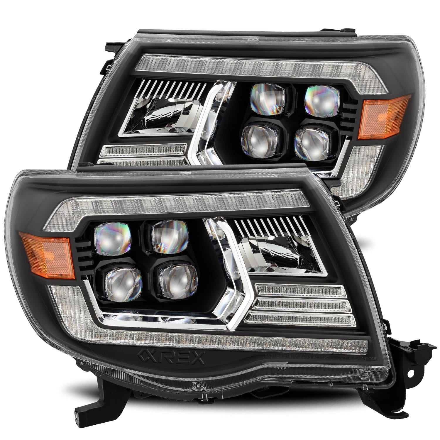 05-11 Toyota Tacoma NOVA-Series LED Projector Headlights Black | AlphaRex