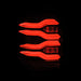 10-23 Toyota 4Runner LUXX-Series LED Tail Lights Black-Red | AlphaRex