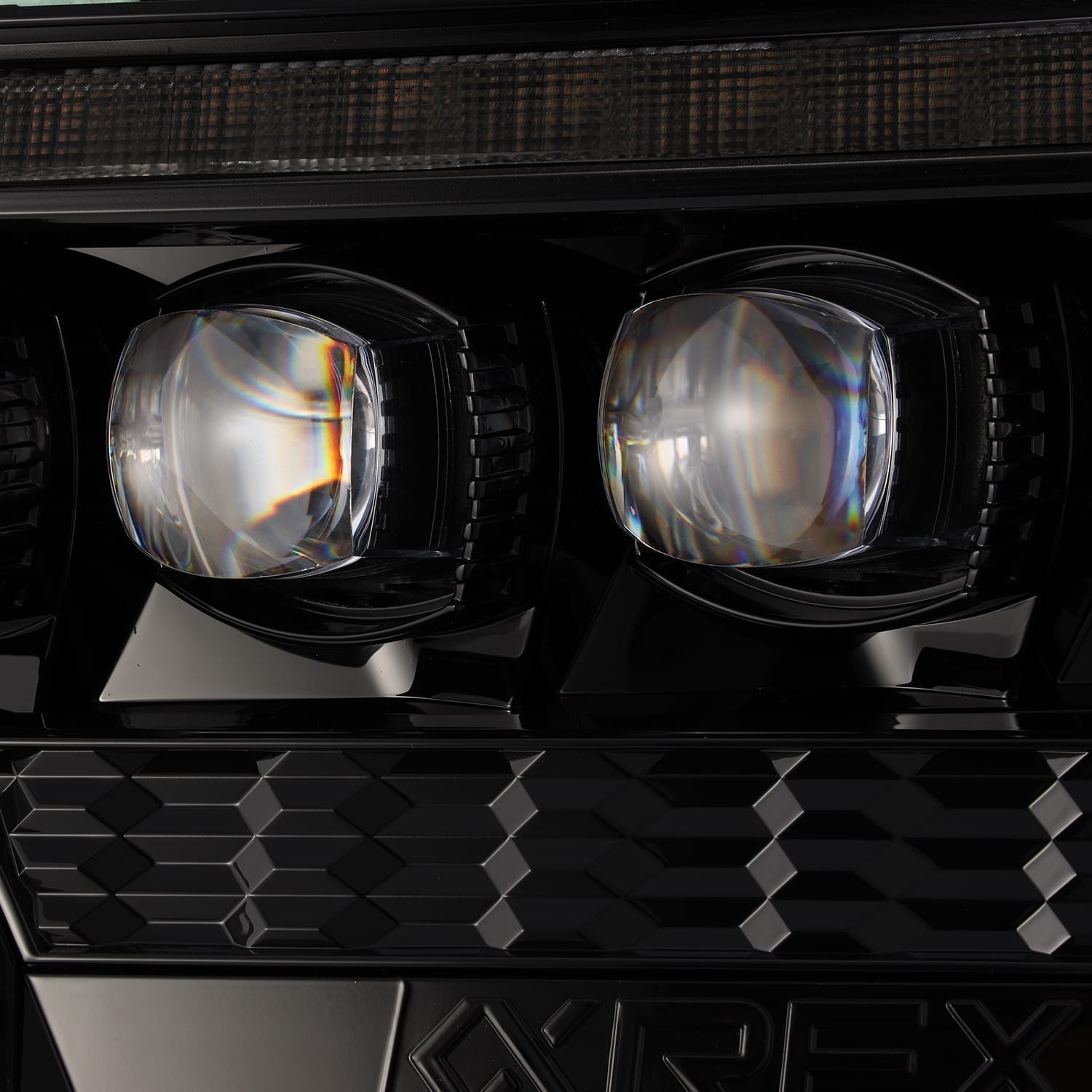 12-15 Toyota Tacoma NOVA-Series LED Projector Headlights Alpha-Black | AlphaRex