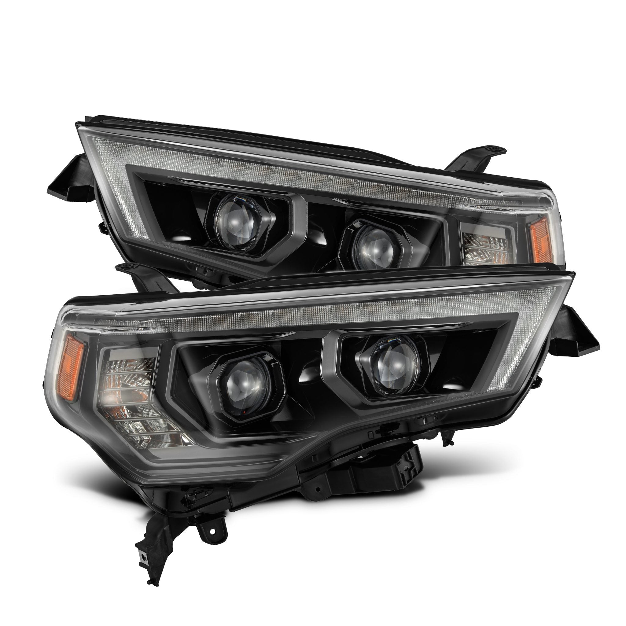 14-20 Toyota 4Runner MK II PRO-Series Halogen Projector Headlights Alpha-Black | AlphaRex