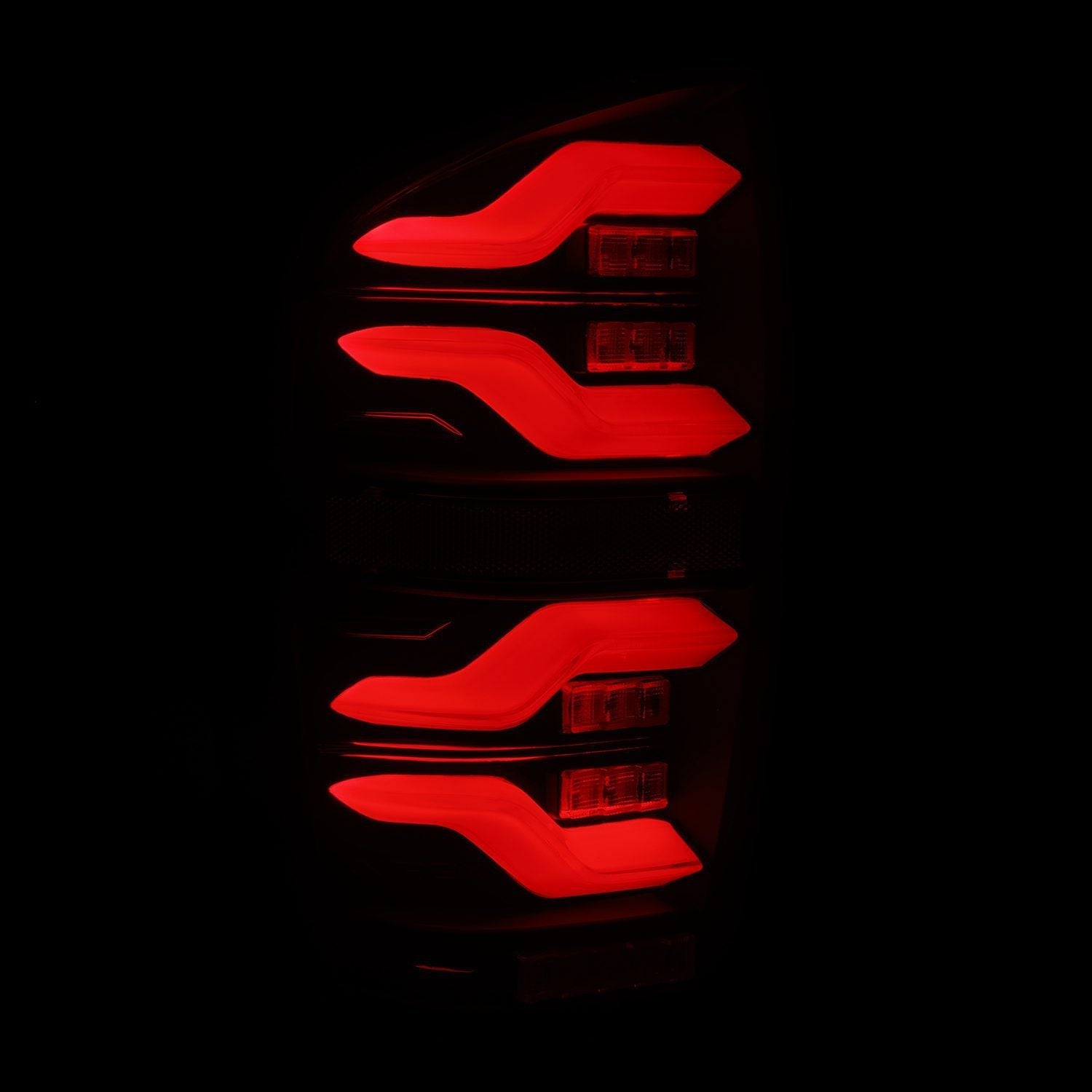 16-23 Toyota Tacoma LUXX-Series LED Tail Lights Black | AlphaRex