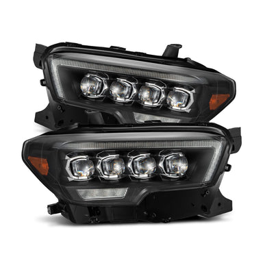 16-23 Toyota Tacoma MK II NOVA-Series LED Projector Headlights Black | AlphaRex