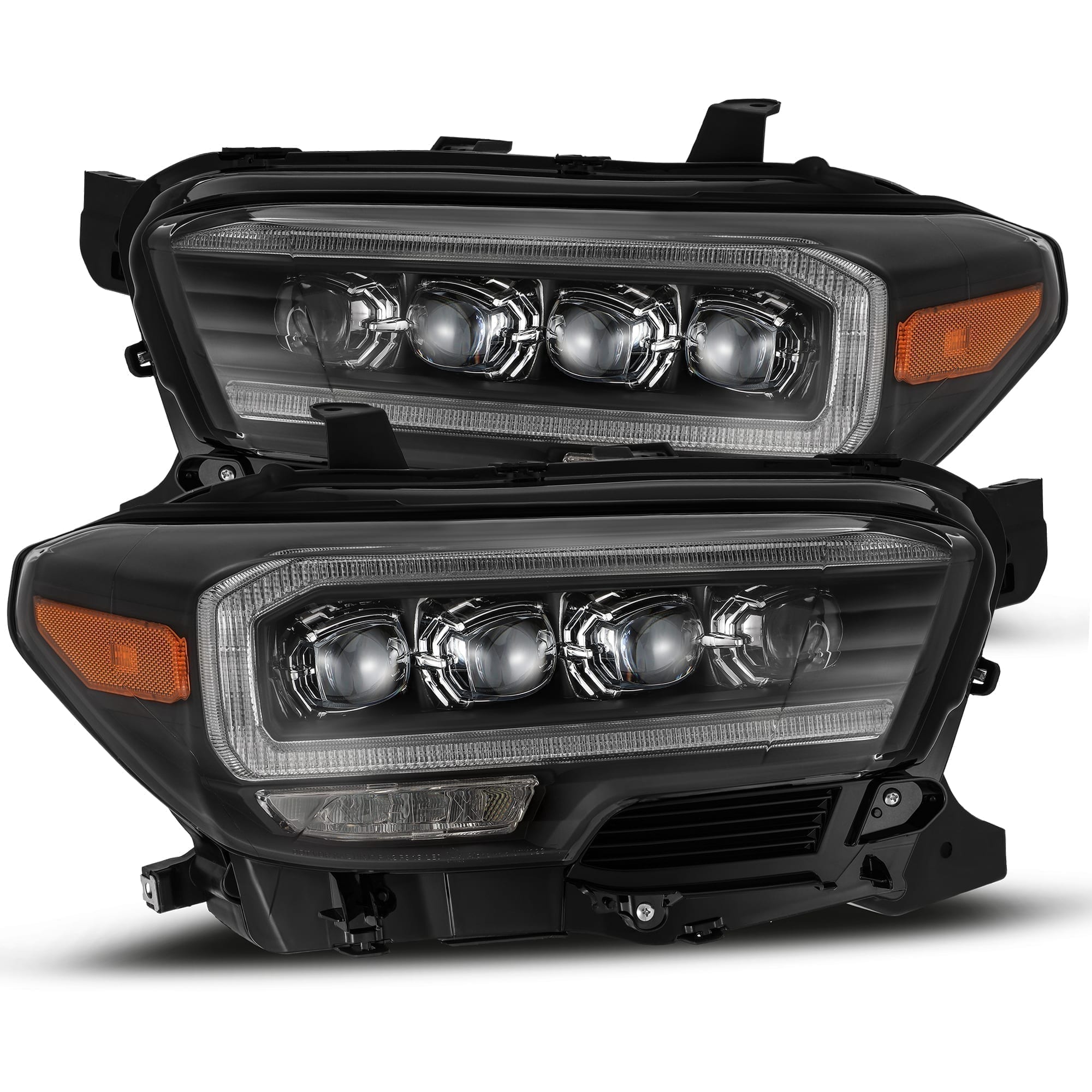 16-23 Toyota Tacoma NOVA-Series LED Projector Headlights Black | AlphaRex