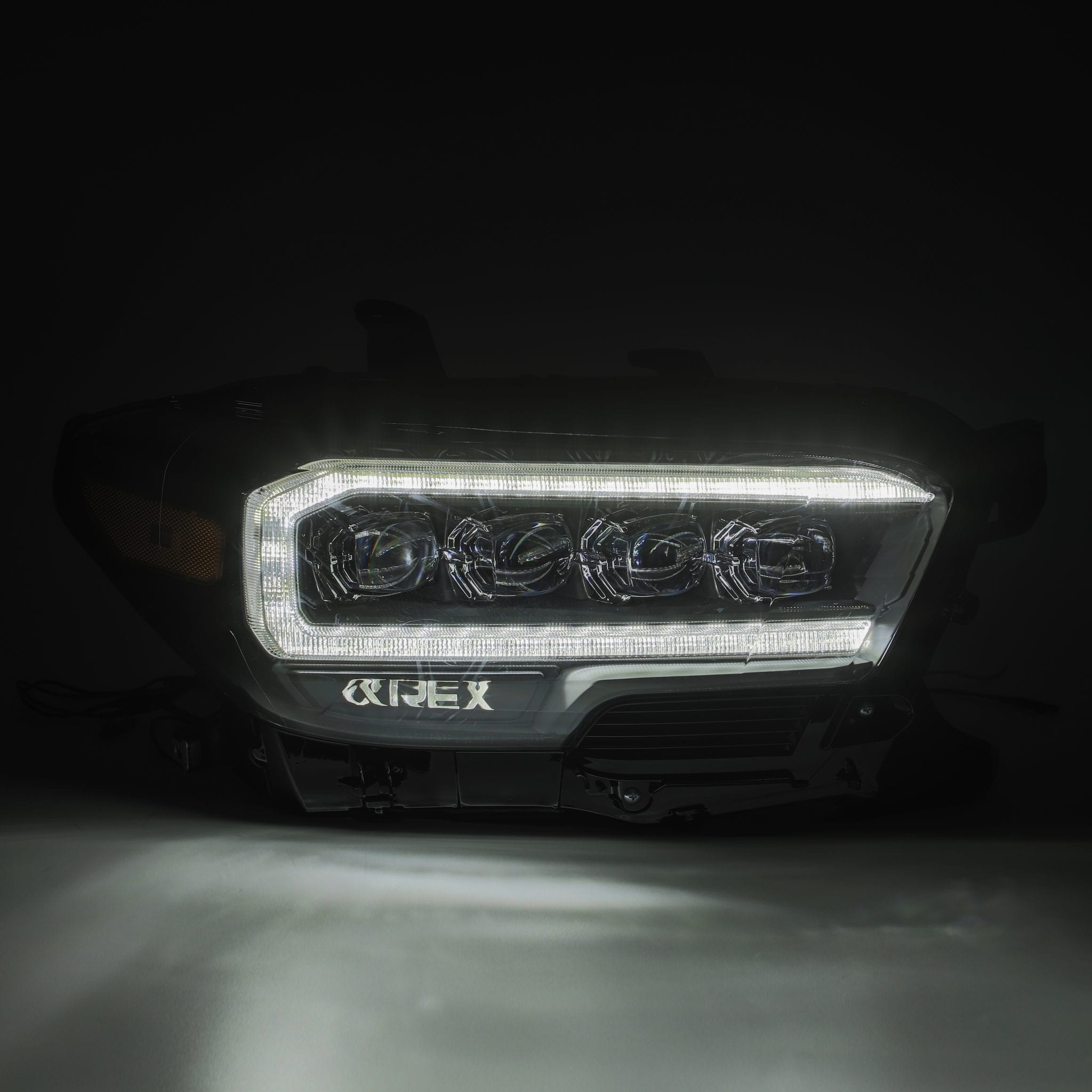 16-23 Toyota Tacoma NOVA-Series LED Projector Headlights Chrome | AlphaRex