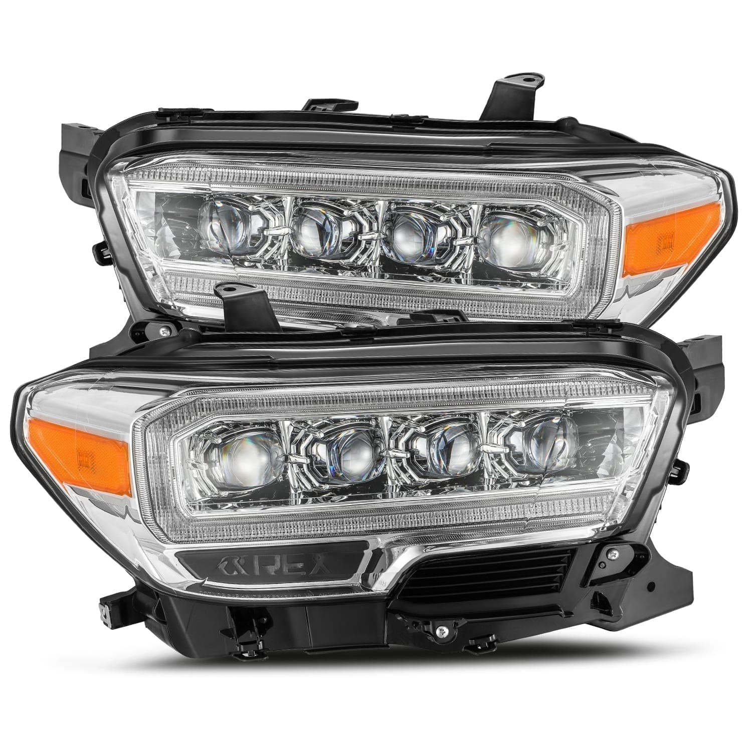 16-23 Toyota Tacoma NOVA-Series LED Projector Headlights Chrome | AlphaRex