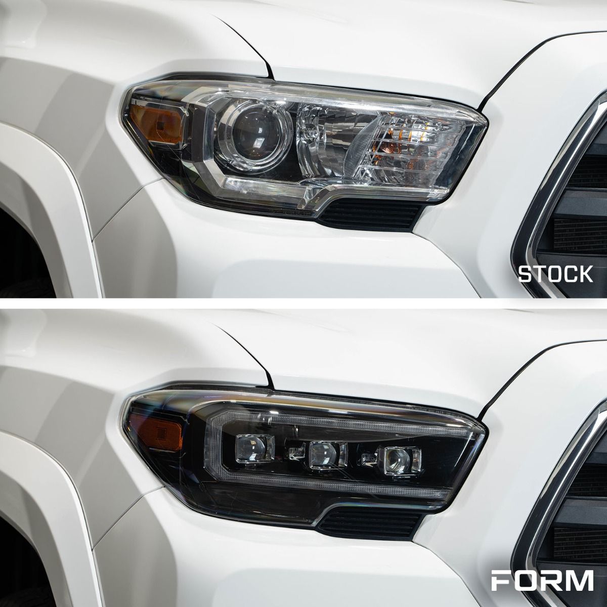 Form Lighting Sequential LED Projector Headlights w/Amber DRL For Tacoma (2016-2023)