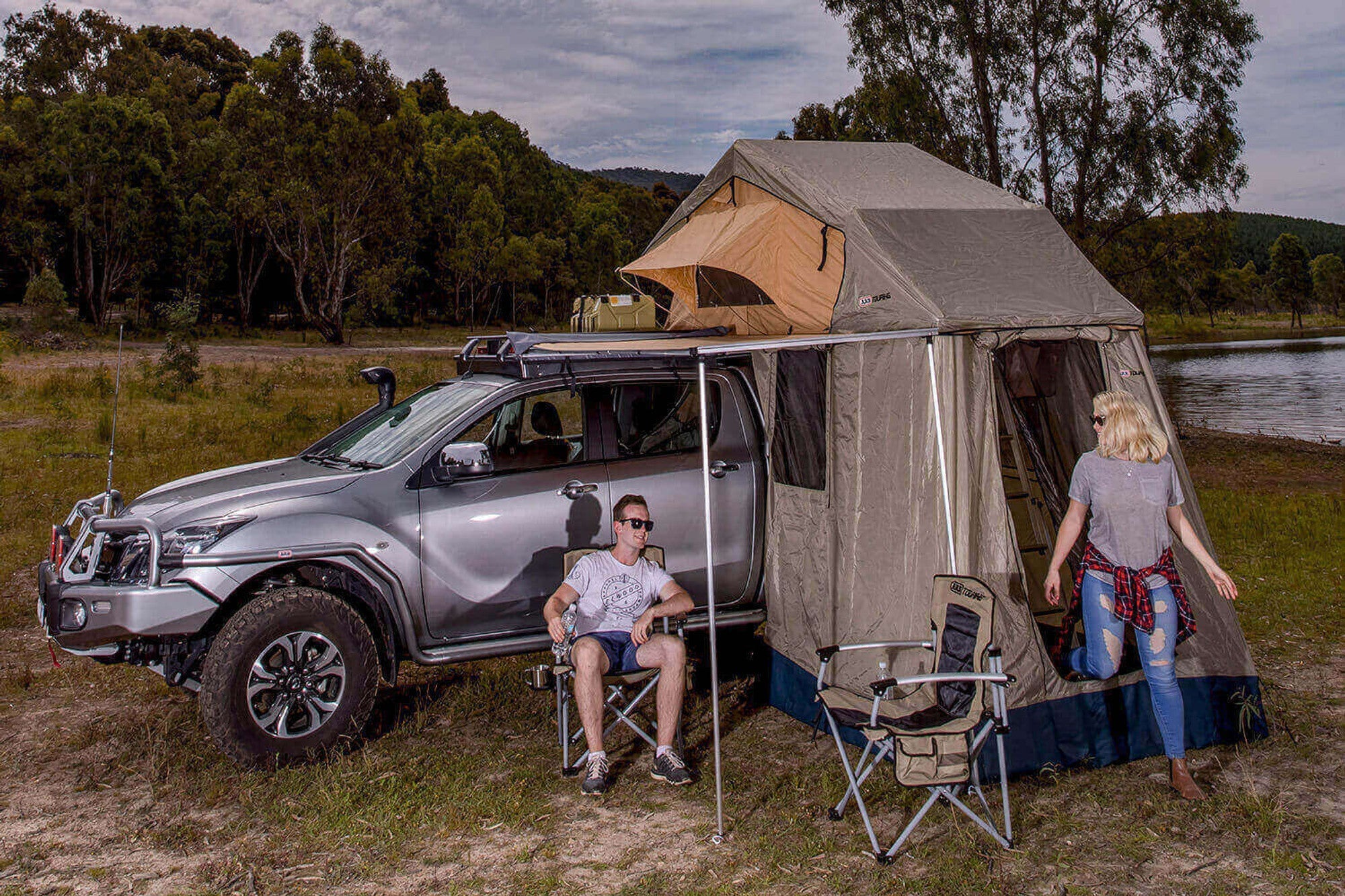 ARB Simpson 3 Rooftop Tent With Annex 803804