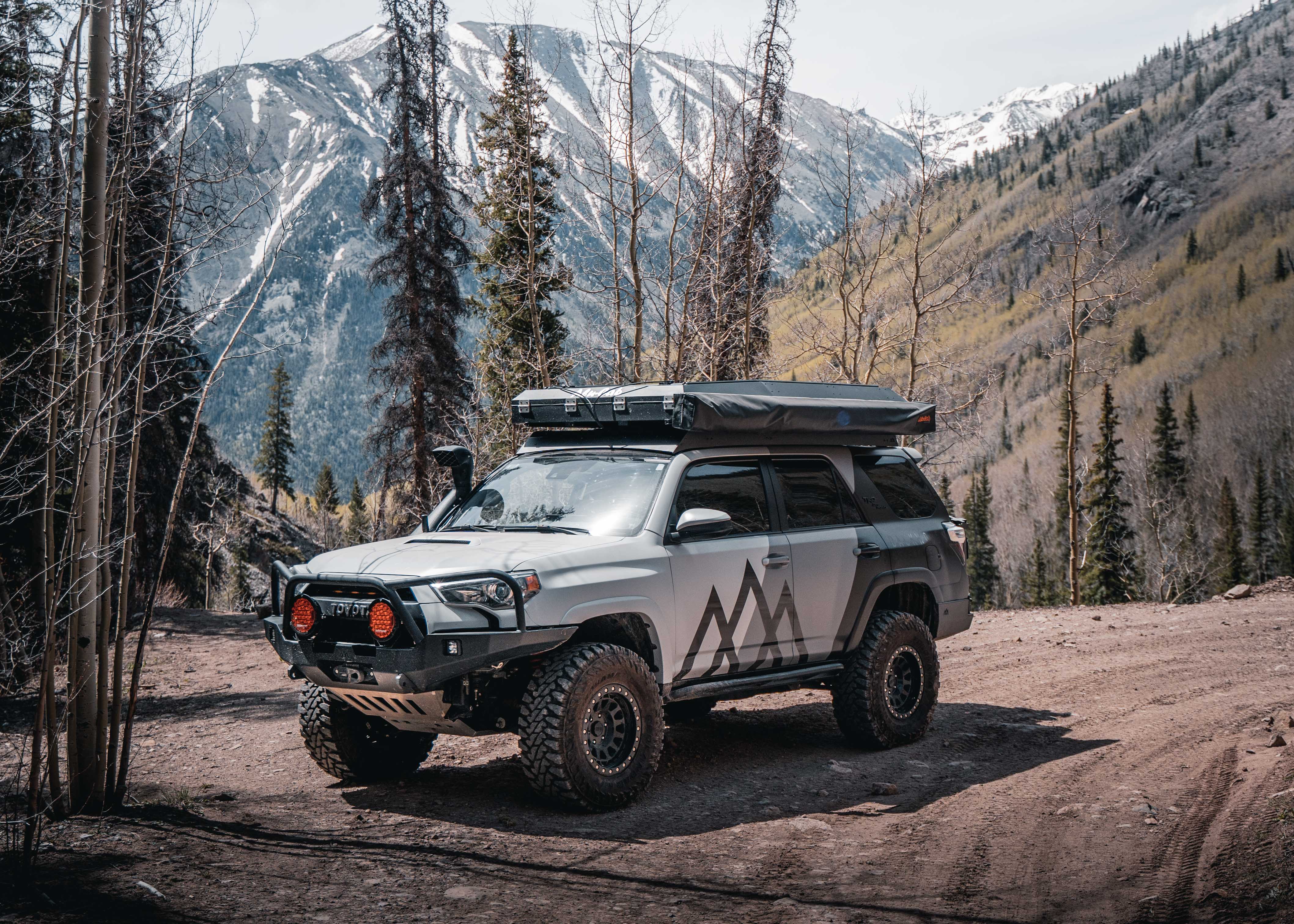 Backwoods Adventure Mods 5th Gen 4Runner in the mountains