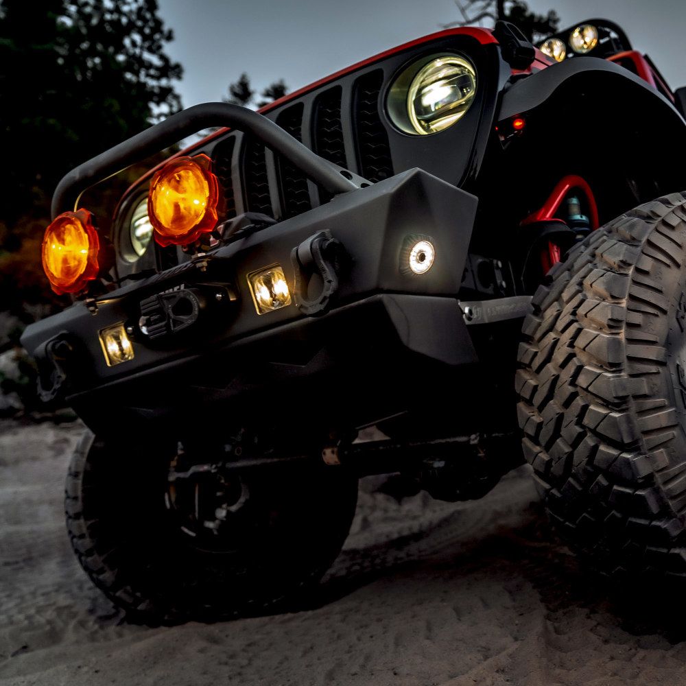 KC Cyclone V2 LED 6-Light - Rock Light Kit