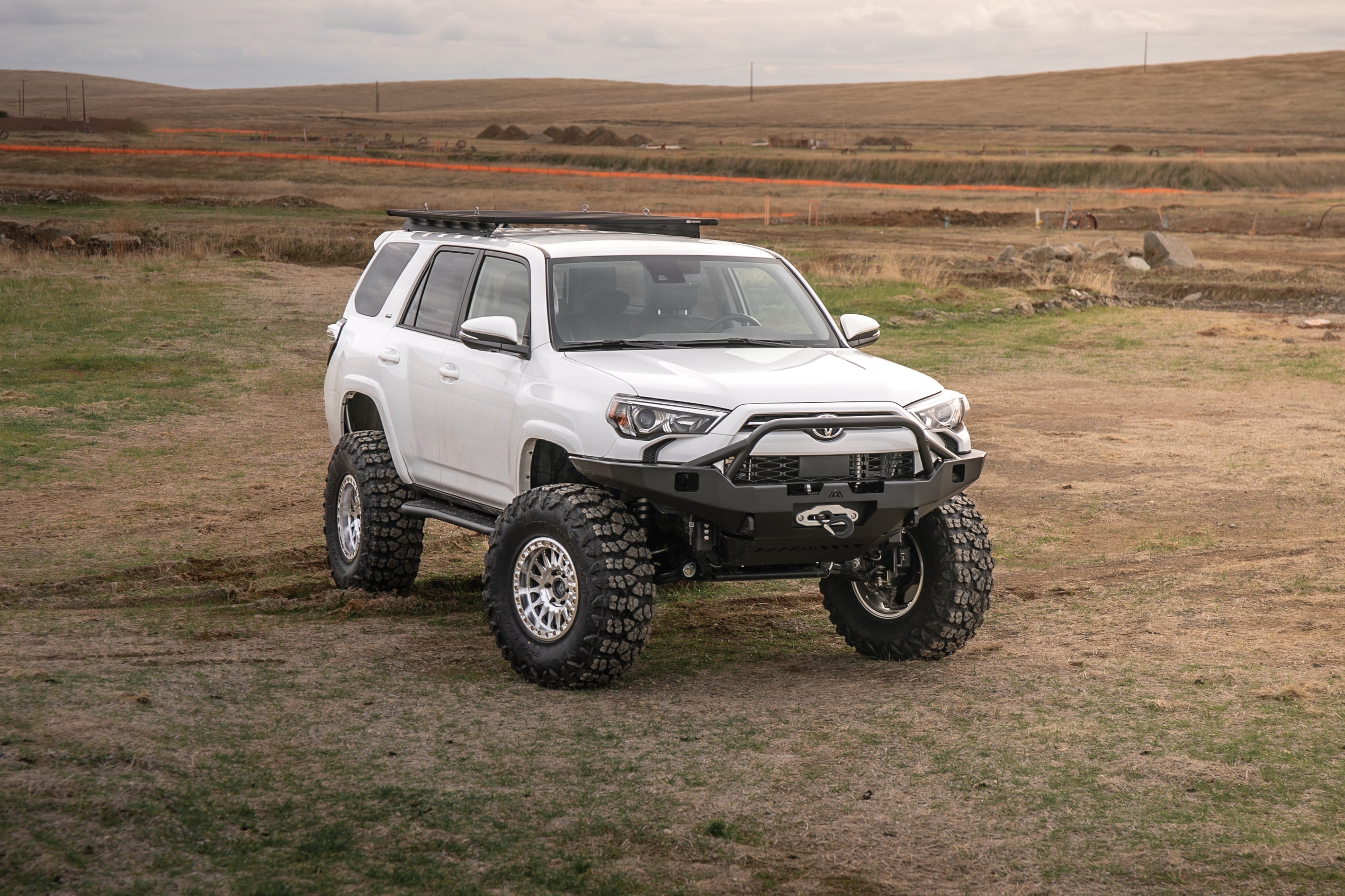 Backwoods Adventure Mods front bumper with bull bar on a 5th Gen 4Runner