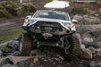 Front view of Backwoods Adventure Mods front bumper on a 5th Gen 4Runner