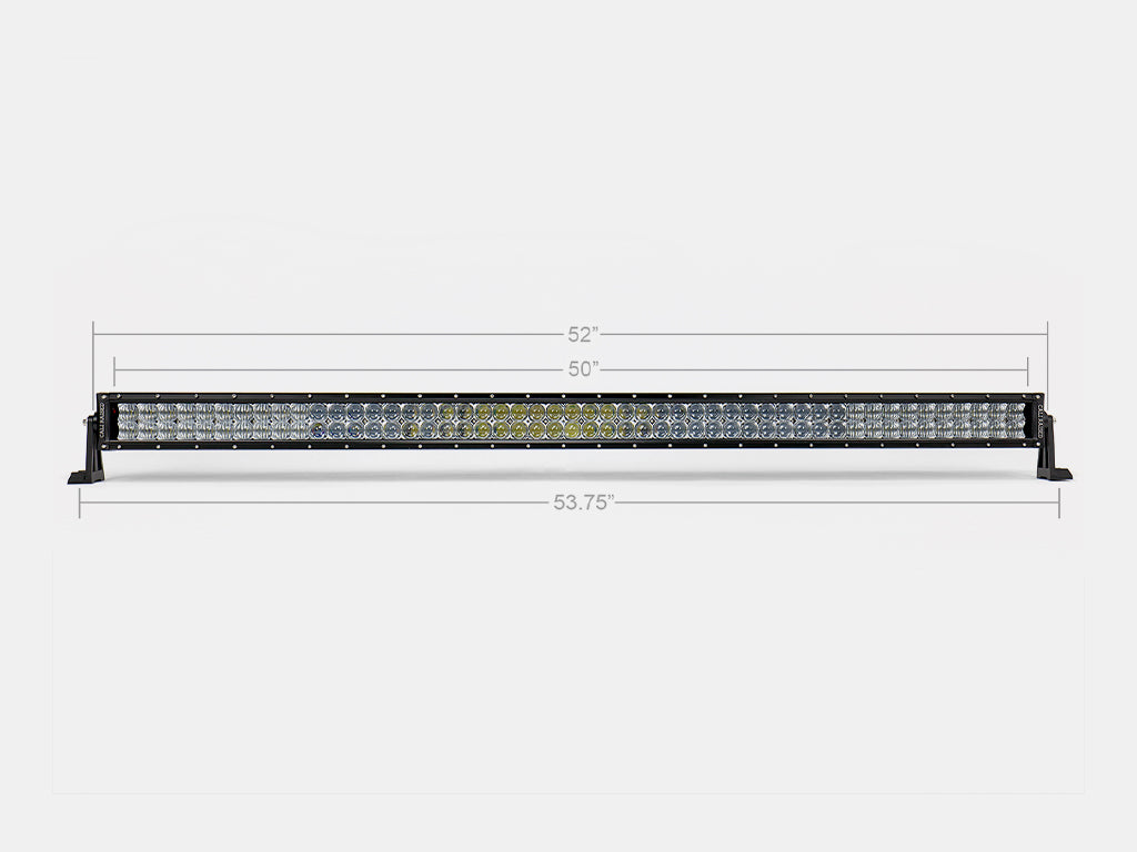 Cali Raised 52" Curved Dual Row 5D Optic OSRAM Light Bar