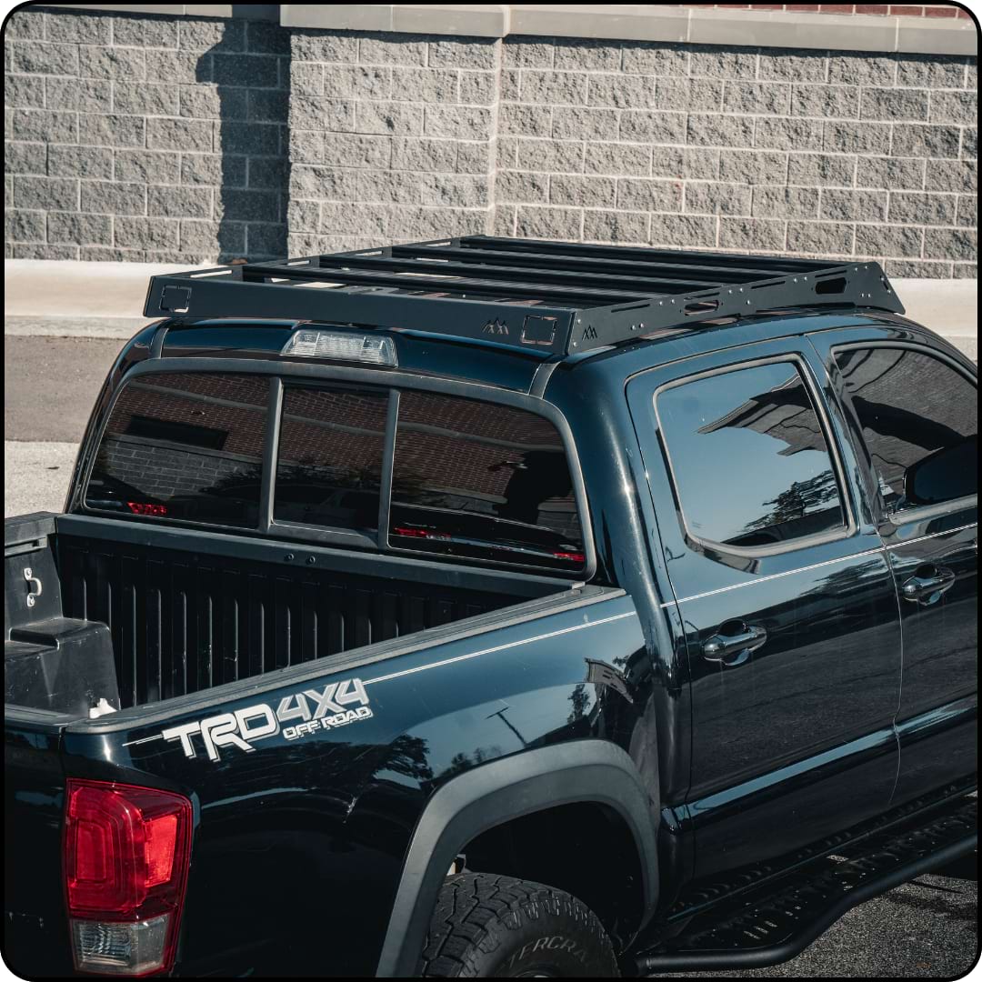 3rd Gen Tacoma with a Backwoods Adventure Mods roof rack