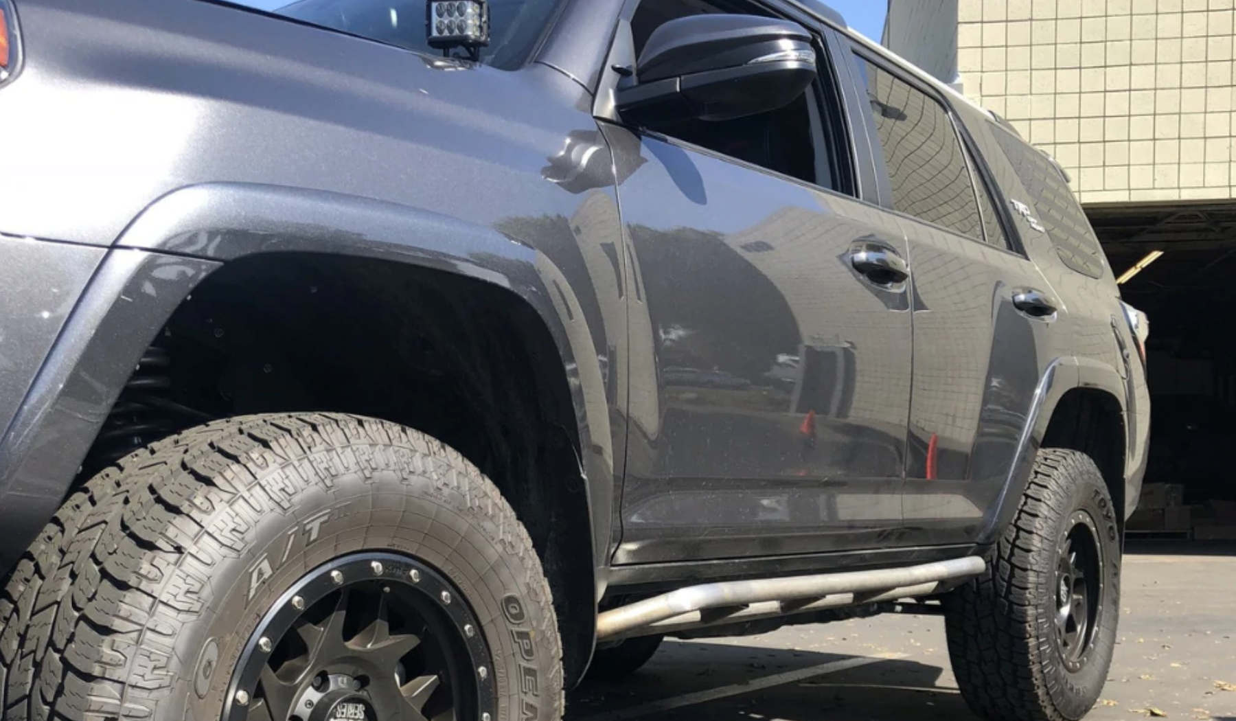 2010-2024 TOYOTA 4RUNNER TRAIL EDITION BOLT ON ROCK SLIDERS