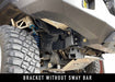 Backwoods Adventure Mods bumper support bracket without sway bar