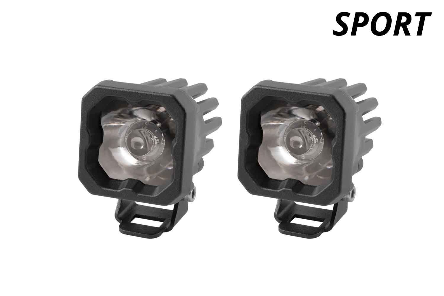 Diode Dynamics Stage Series C1 White Sport Standard LED Pods