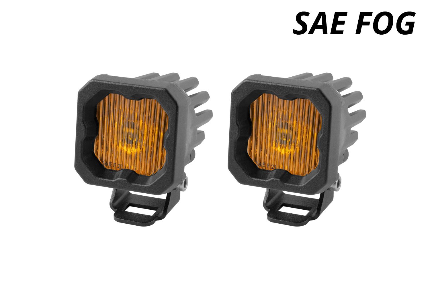 Diode Dynamics Stage Series C1 Yellow SAE Fog Standard LED Pods