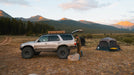 A 3rd Gen 4Runner with a Sherpa Matterhorn Sport roof rack overland camping