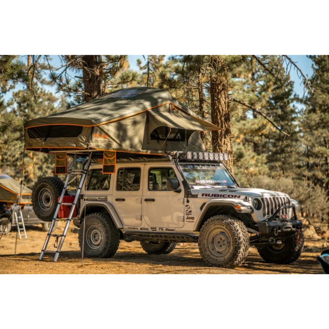 vegabond xl rooftop tent in olive with no annex