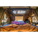 vegabond xl rooftop tent interior view with camping gear